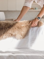 Naturally Sheepskins Champagne Double Sheepskin Rug - Image 4 of 4