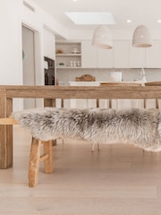 Naturally Sheepskins Light Grey Quad Sheepskin Rug - Image 1 of 3