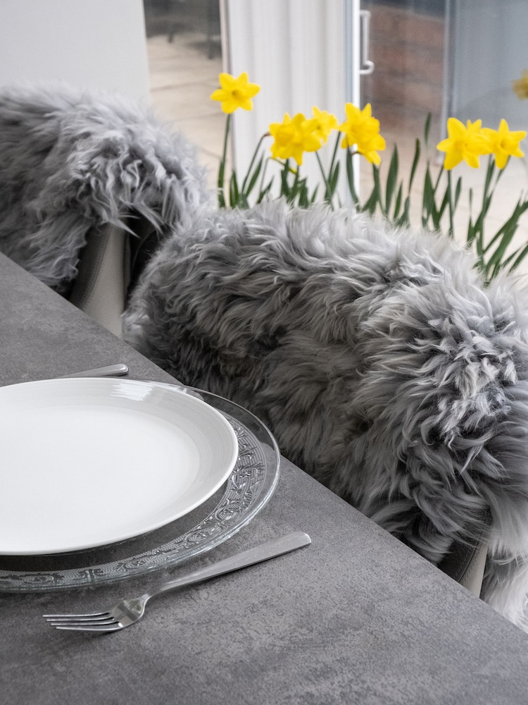 Naturally Sheepskins Silver Grey Single Sheepskin Rug - Image 1 of 5