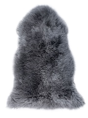Naturally Sheepskins Silver Grey Single Sheepskin Rug - Image 3 of 5