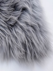 Naturally Sheepskins Silver Grey Single Sheepskin Rug - Image 5 of 5
