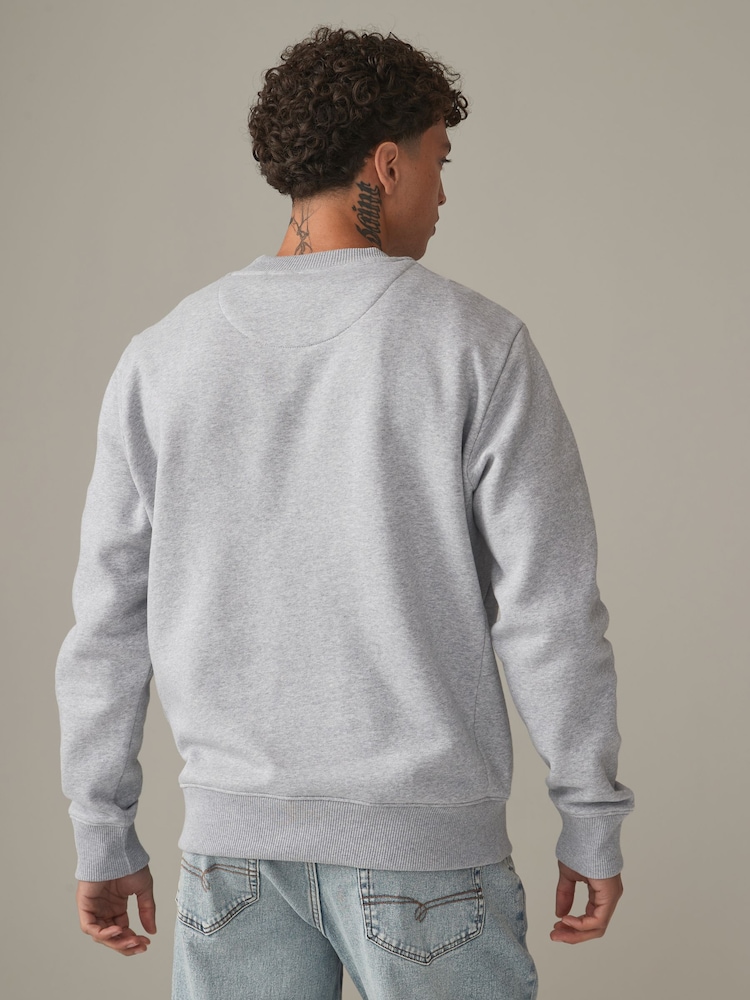 Grau - Rich Jersey Crew Sweatshirt - Image 3 of 7