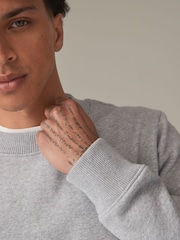 Grau - Rich Jersey Crew Sweatshirt - Image 4 of 7