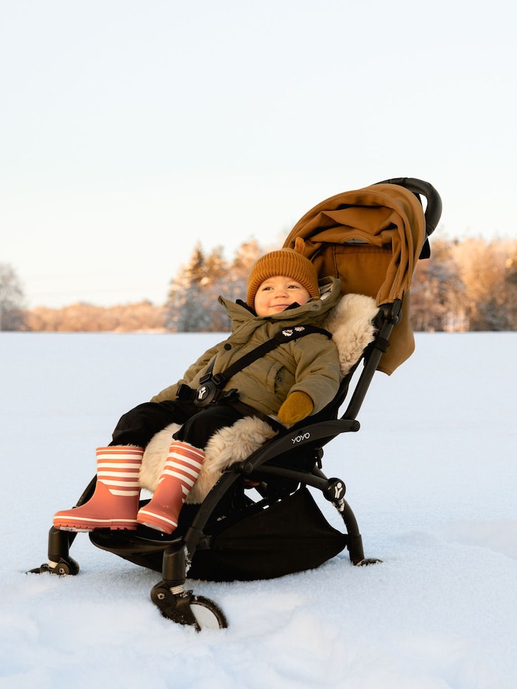 Naturally Sheepskins Taupe Baby Deluxe Sheepskin Pram Liner - Image 1 of 4
