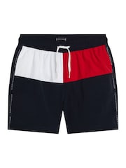 Tommy Hilfiger Navy Blue Medium Drawstring Swim Shorts - Image 1 of 1