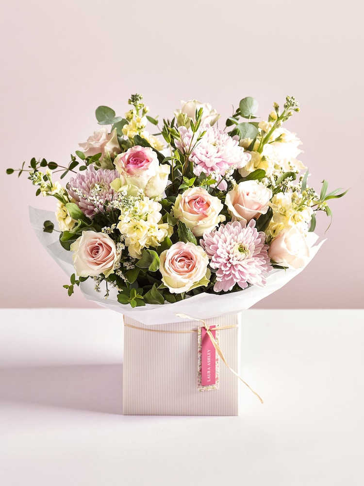 Laura Ashley Multi Fresh Flower Bouquet in Gift Bag - Image 1 of 5