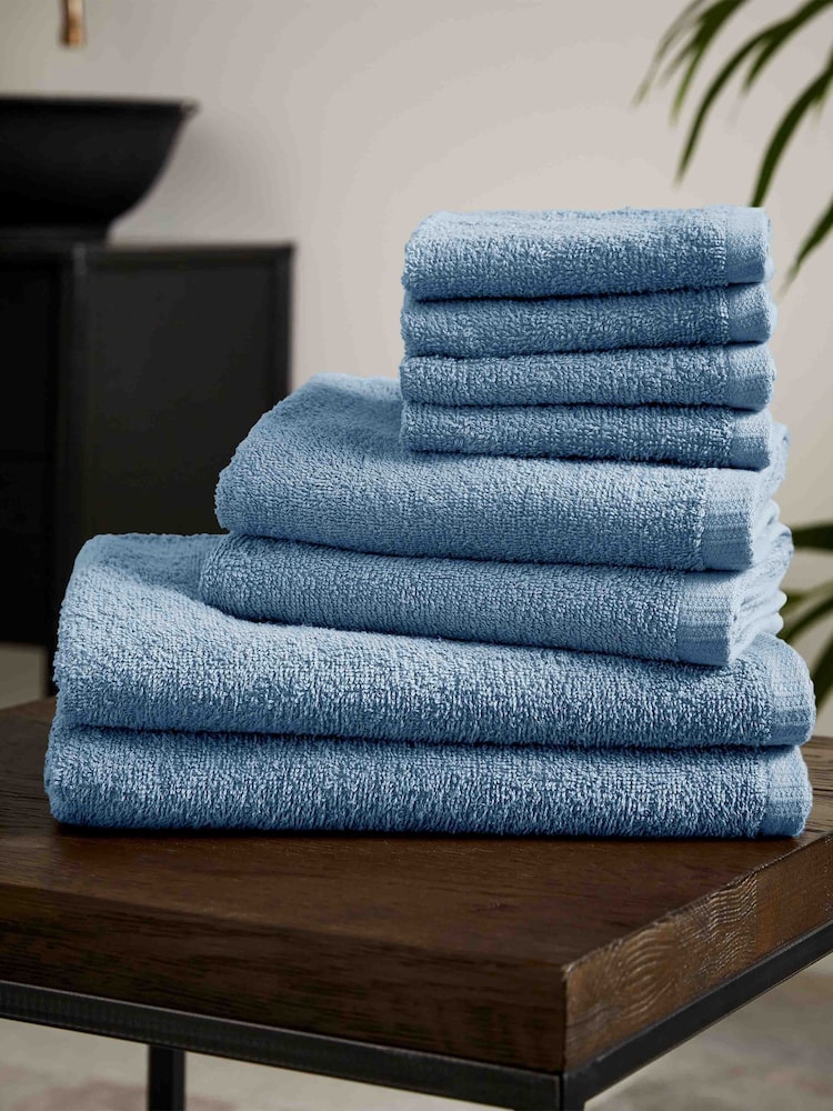 Catherine Lansfield Quick Dry 100% Cotton Towel Set - Imagem 1 de 3