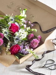 Bright Rose and Alstroemeria Letterbox Fresh Flower Bouquet - Image 4 of 4