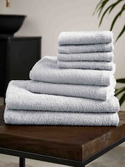 Catherine Lansfield Quick Dry 100% Cotton Towel Set - Imagem 1 de 3