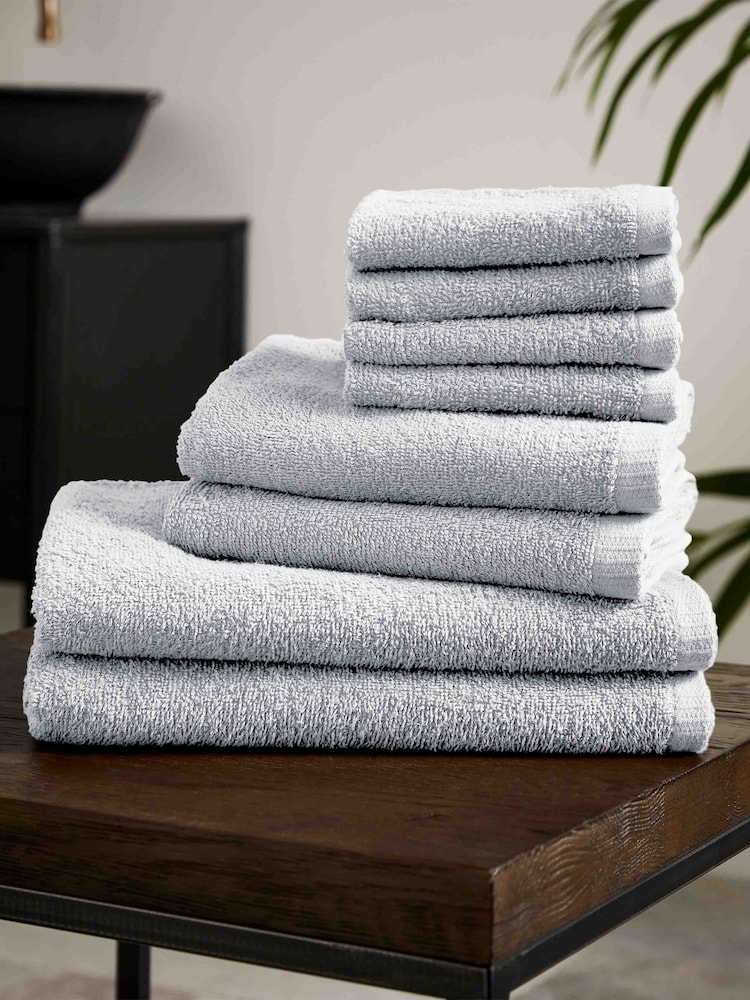 Catherine Lansfield Quick Dry 100% Cotton Towel Set - Imagem 1 de 3