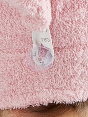 Catherine Lansfield Pink Quick Dry 100% Cotton 2 Pack Turbie Head/Hair Towel - Image 2 of 3