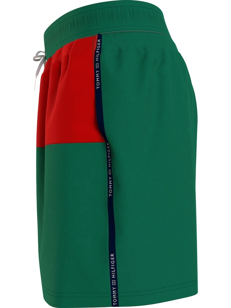 شورت سباحة متوسط الطول برباط شد من Tommy Hilfiger - صورة 5 من 5 شورت سباحة متوسط الطول برباط شد من Tommy Hilfiger - صورة 5 من 5