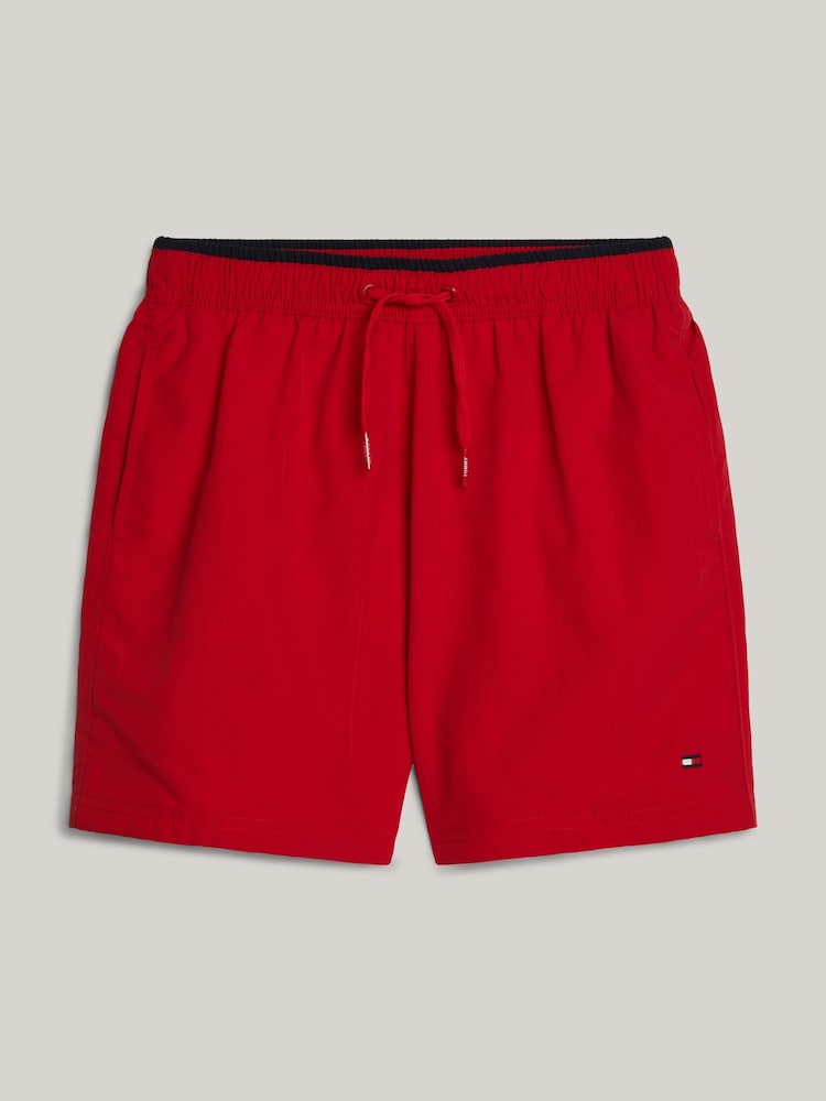 Tommy Hilfiger Red Medium Drawstring Swim Shorts - Image 1 of 1