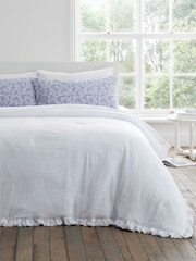 Bianca White Soft Washed Frill 220x230cm Bedspread - Image 3 of 3