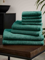 Catherine Lansfield Quick Dry 100% Cotton Towel Set - Imagem 1 de 3