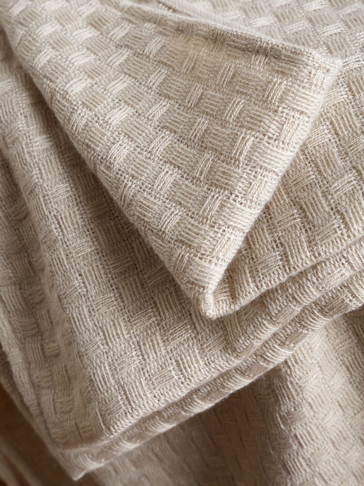 Pineapple Elephant 100% Bomull Lina Våffla Geo Pläd - Bild 2 av 4 Pineapple Elephant 100% Bomull Lina Våffla Geo Pläd - Bild 2 av 4