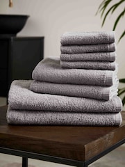Catherine Lansfield Quick Dry 100% Cotton Towel Set - Imagem 1 de 3