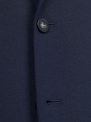 U.S. Polo Assn. Blue Mens Solid Jersey Blazer 100% Cotton Jacket - Image 9 of 12
