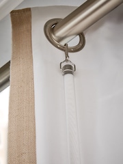 Set of 2 100cm Curtain Draw Rods - صورة 4 من 5