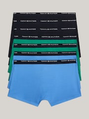 Tommy Hilfiger Blue Trunks 7 Pack - Image 2 of 3