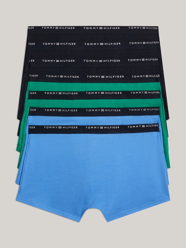 Tommy Hilfiger Blue Trunks 7 Pack - Image 2 of 3