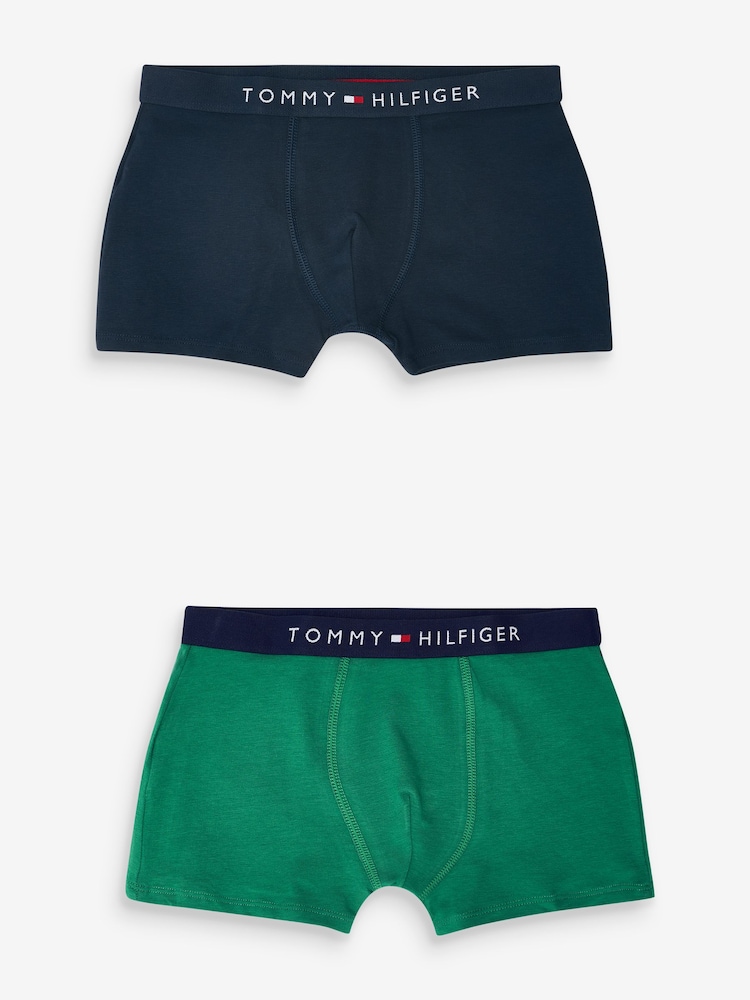 Tommy Hilfiger Light Blue Trunks 2 Pack - Image 1 of 3