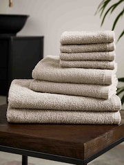 Catherine Lansfield Quick Dry 100% Cotton Towel Set - Imagem 1 de 3