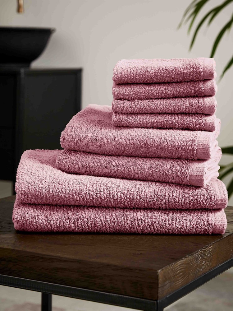Catherine Lansfield Quick Dry 100% Cotton Towel Set - Imagem 1 de 3