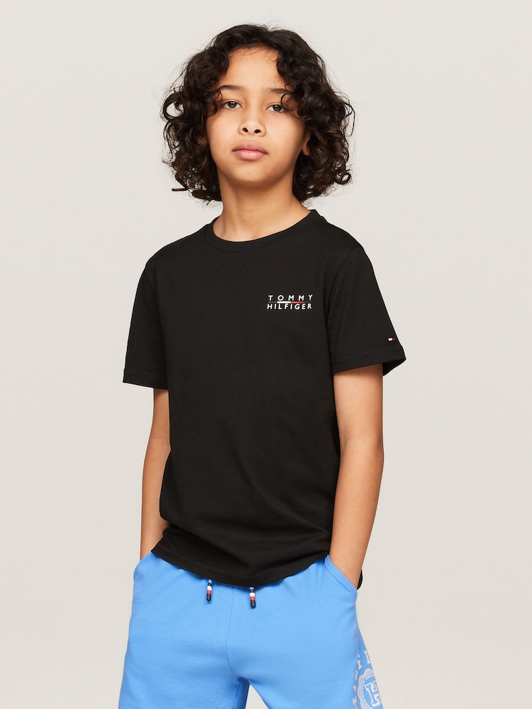 Tommy Hilfiger Black 100% Cotton T-Shirts 2 Pack - Image 1 of 4