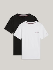 Tommy Hilfiger Black 100% Cotton T-Shirts 2 Pack - Image 4 of 4