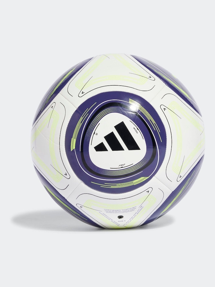 adidas White Ground Messi Club Ball - Image 1 of 4