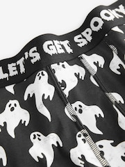 Black/White Ghost Halloween Pattern Trunks - Image 3 of 3