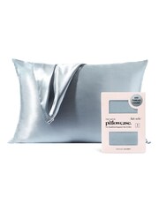 Kitsch Hazel Blue Satin Pillowcase - Image 1 of 5
