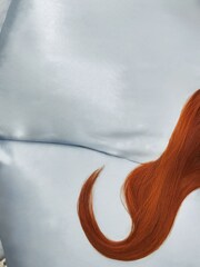 Kitsch Hazel Blue Satin Pillowcase - Image 4 of 5