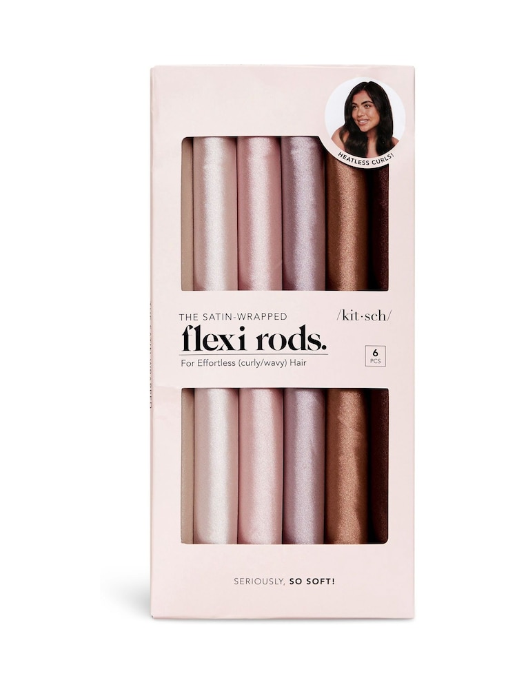 Kitsch Satin Heatless Curling Flexi Rods 6pc - Image 2 of 5