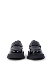 Kickers Black Youth Kenzi Loafer Patent Shoes - Image 11 of 14