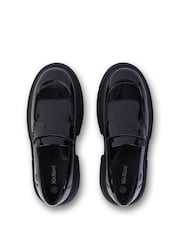 Kickers Black Youth Kenzi Loafer Patent Shoes - Image 13 of 14