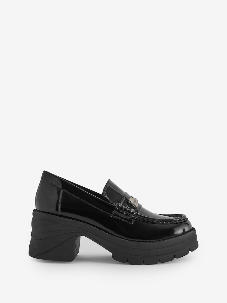 Kickers Black Edie Loafers - Image 1 of 4