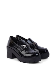 Kickers Black Edie Loafers - Image 3 of 4