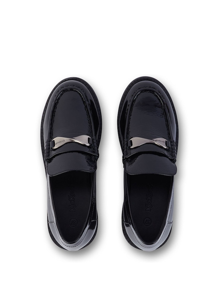 Kickers Black Edie Loafers - Image 4 of 4