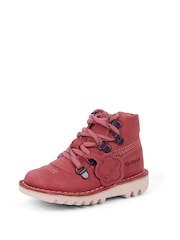 Kickers Pink Explore Boots - Image 3 of 6