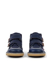 Kickers Navy Hi Roll Infant Shoes - Image 6 of 7