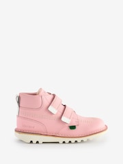 Kickers Light Pink Hi Roll Light Infant Shoes - Image 3 of 9