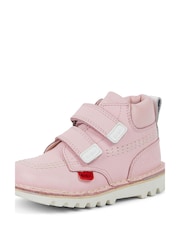 Kickers Light Pink Hi Roll Light Infant Shoes - Image 5 of 9