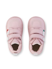 Kickers Light Pink Hi Roll Light Infant Shoes - Image 7 of 9