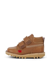 Kickers Tan Brown Infant Hi Roll Shoes - Image 5 of 10