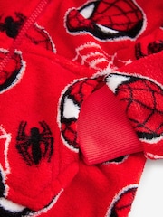 Red Spiderman Fleece All-In-One (9mths-10yrs) - Image 7 of 7