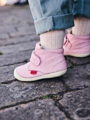 Kickers Pink Baby Softer Hi Boots - Image 2 of 9