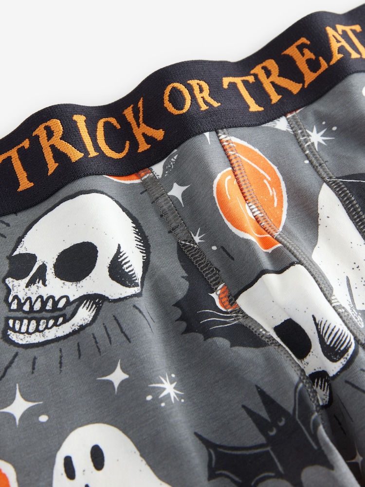 Pumpkin/Skull Halloween Pattern Trunks - Image 3 of 3