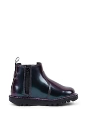 Kickers Black Chelsea Galactic School Shoes - Image 1 of 6